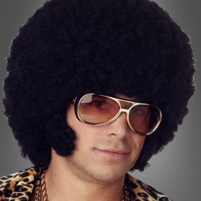 70er Afroperücke mit Koteletten
