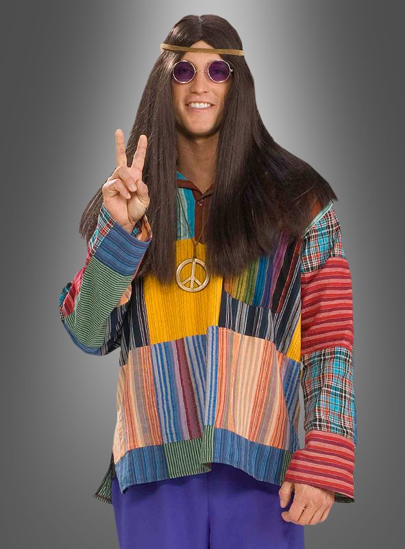 Hippie Patchwork Hemd Herren